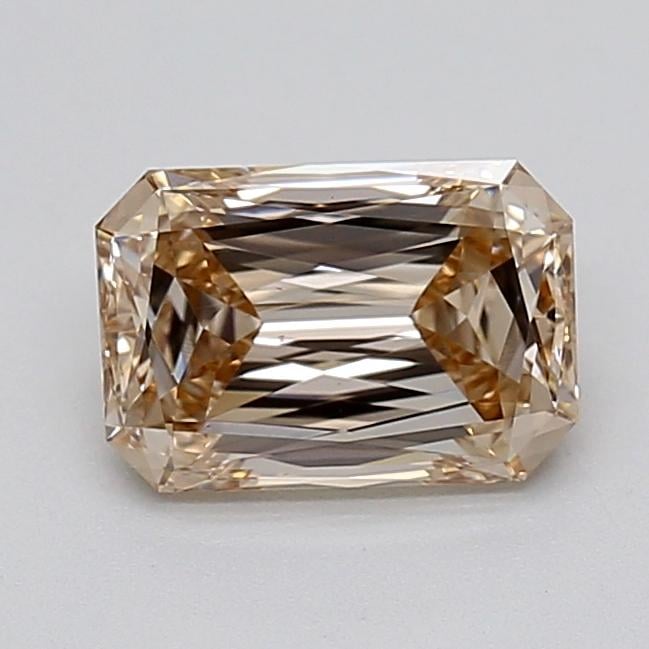 1.08 Ct. Very Light  Brown Radiant Lab Grown Diamond