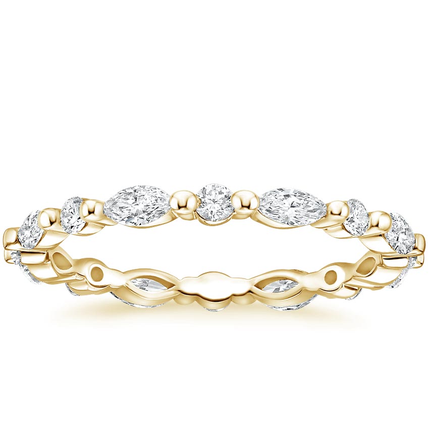 Yellow Gold Versailles Eternity Diamond Ring (3/4 ct. tw.)