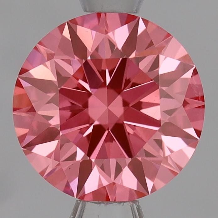 1.07 Ct. Fancy Vivid Pink Round Lab Grown Diamond