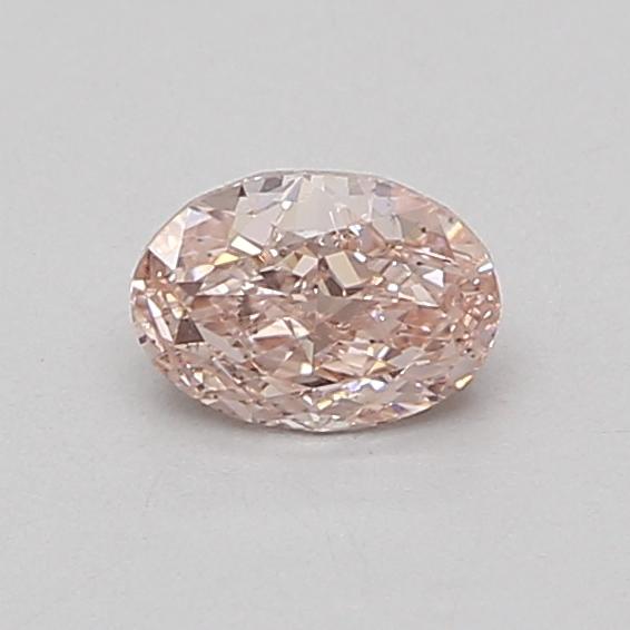 0.60 Ct. Fancy Intense Pink Oval Lab Grown Diamond
