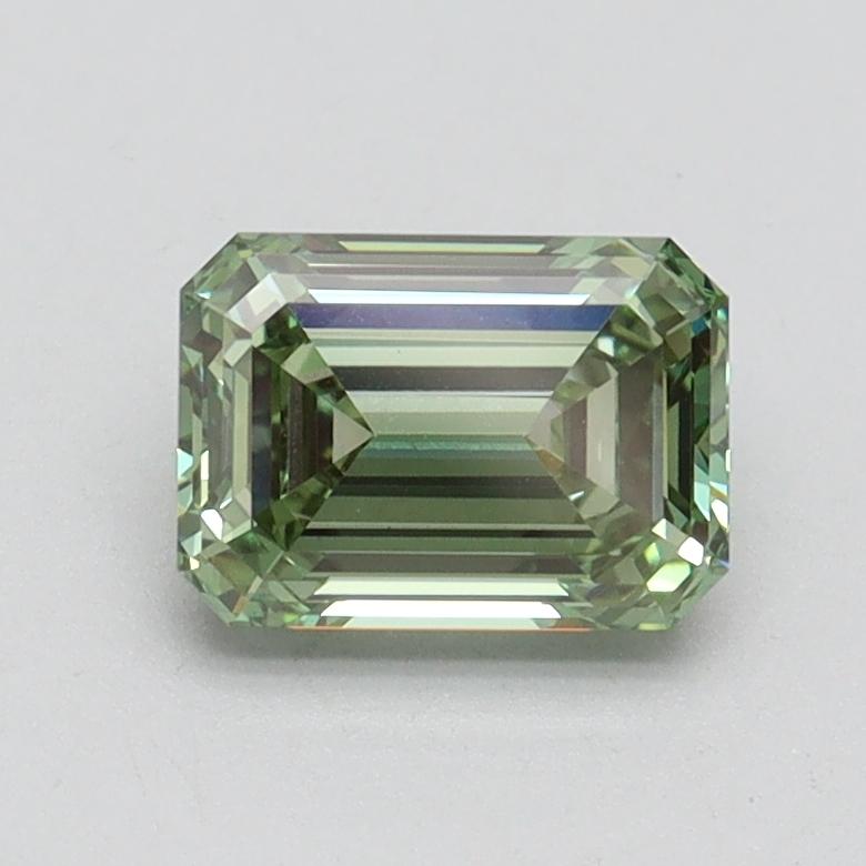 1.02 Ct. Fancy Intense Green Emerald Lab Grown Diamond