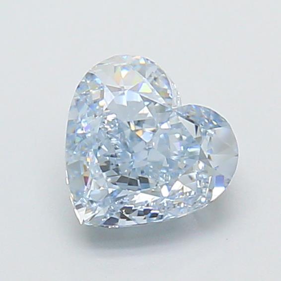 1.14 Ct. Fancy  Blue Heart Lab Grown Diamond