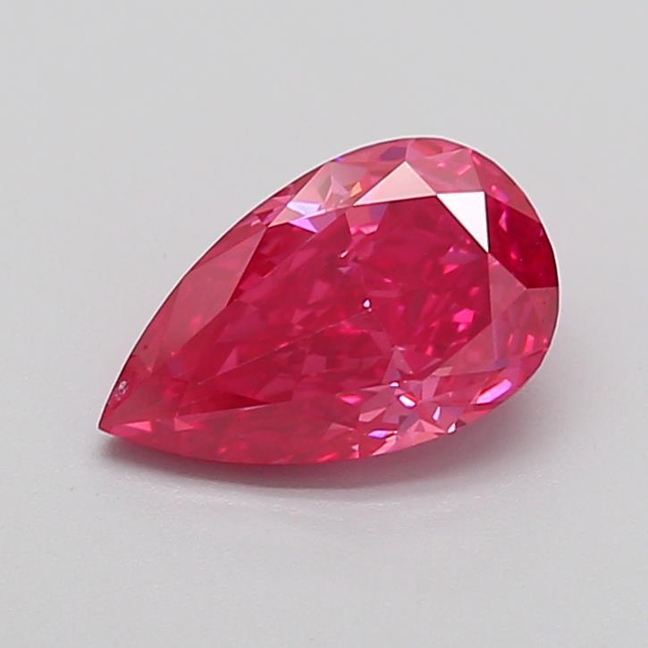 1.59 Ct. Fancy Vivid  Pink Pear Lab Grown Diamond