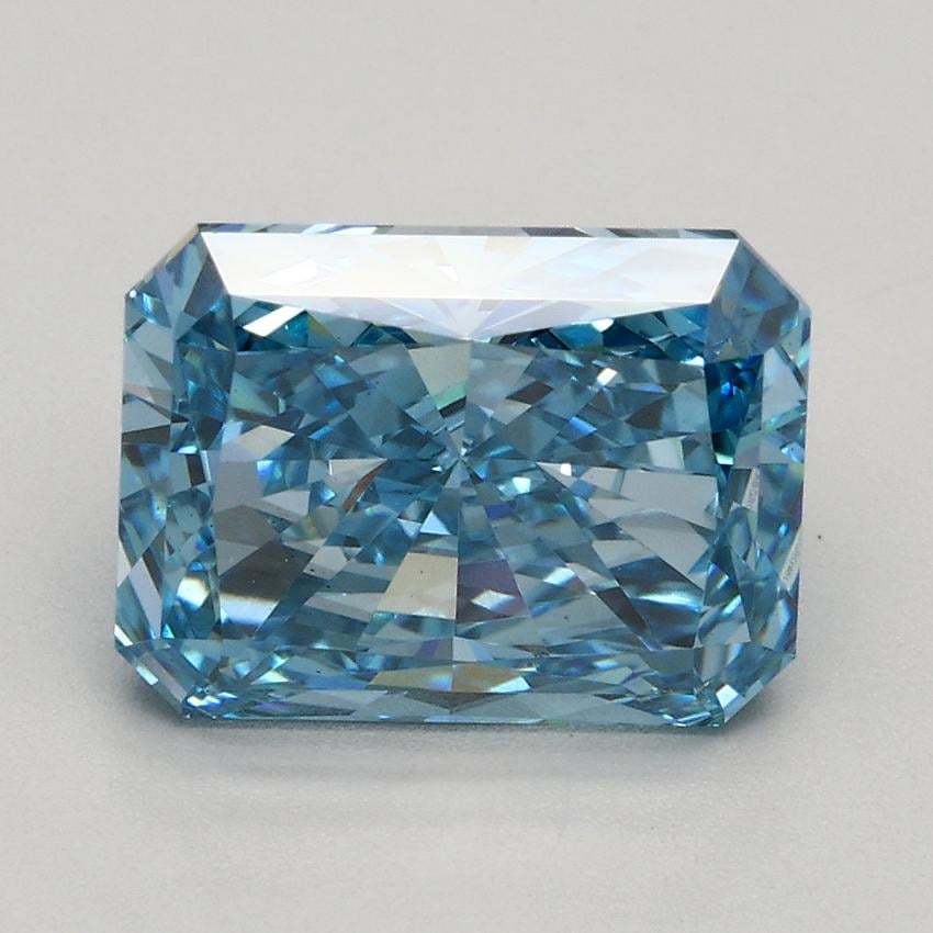 2.52 Ct. Fancy Vivid Blue Radiant Lab Grown Diamond