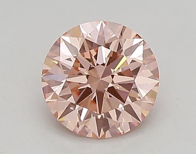 0.44 Ct. Fancy Vivid  Pink Round Lab Grown Diamond