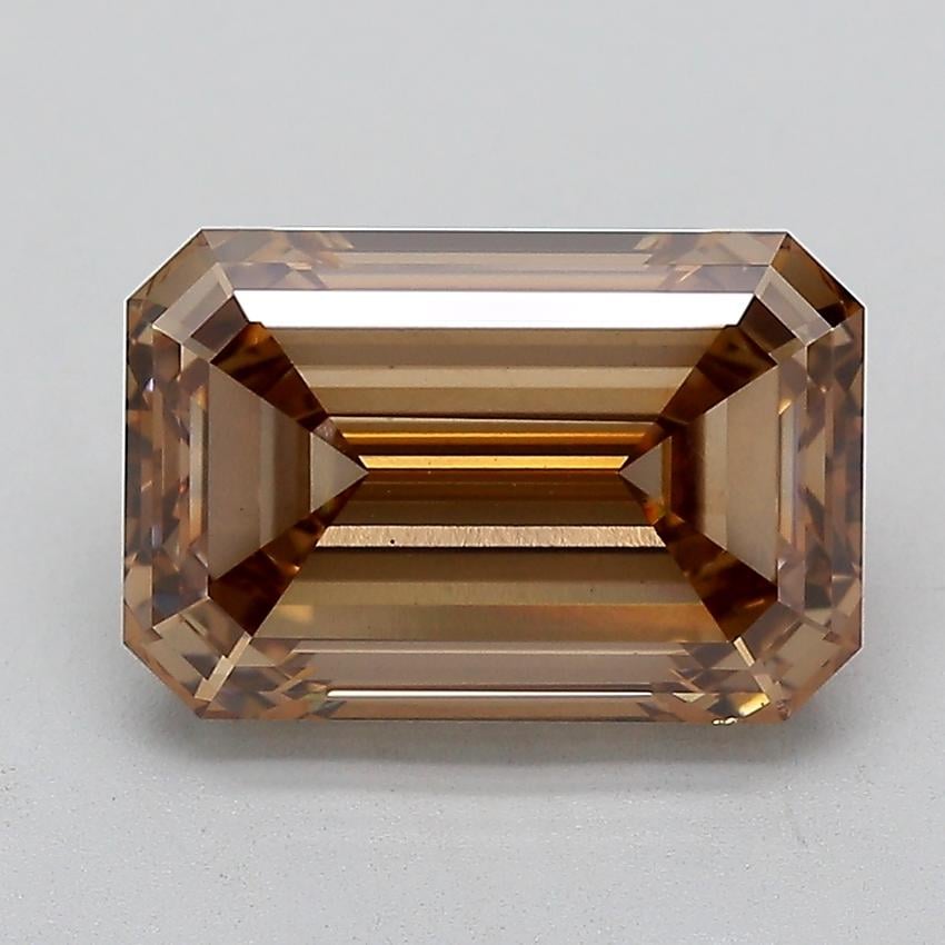 5.04 Ct. Fancy  Brown Emerald Lab Grown Diamond