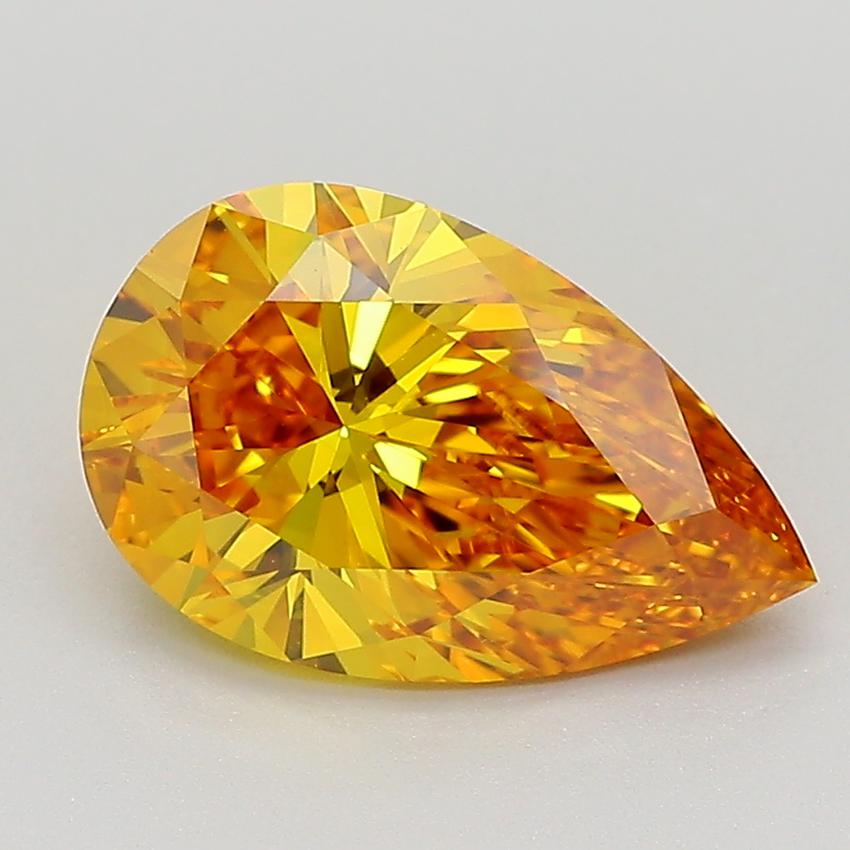 FANCY VIVID YELLOW ORANGE 0.164ct X-