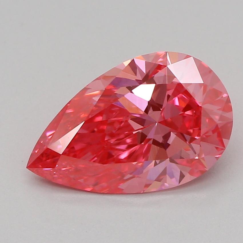 1.04 Ct. Fancy Vivid Pink Pear Lab Grown Diamond