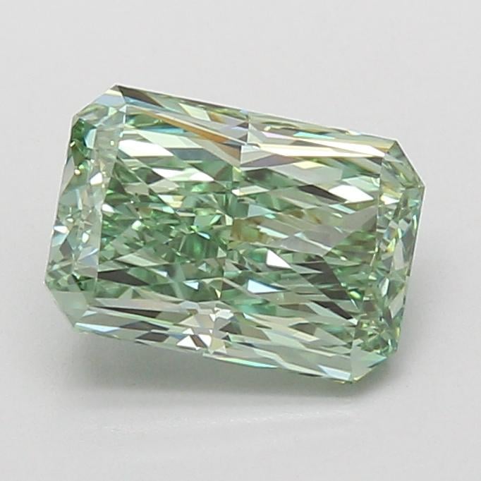 2.08 Ct. Fancy Vivid Green Radiant Lab Grown Diamond