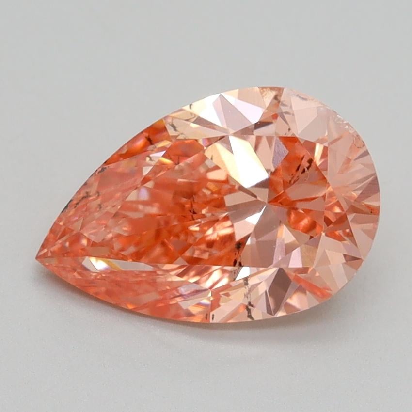 2.03 Ct. Fancy Vivid Pink Pear Lab Grown Diamond