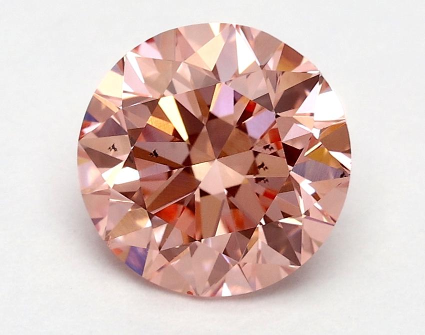 1.50 Ct. Fancy Vivid Pink Round Lab Grown Diamond