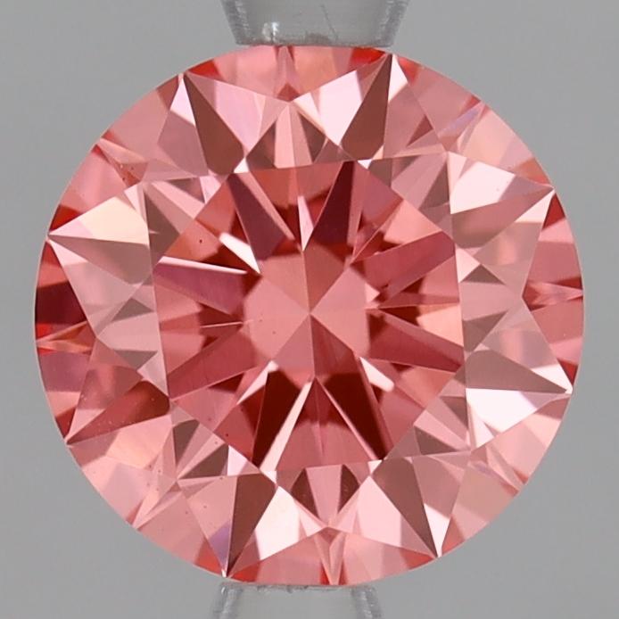 1.07 Ct. Fancy Vivid Pink Round Lab Grown Diamond