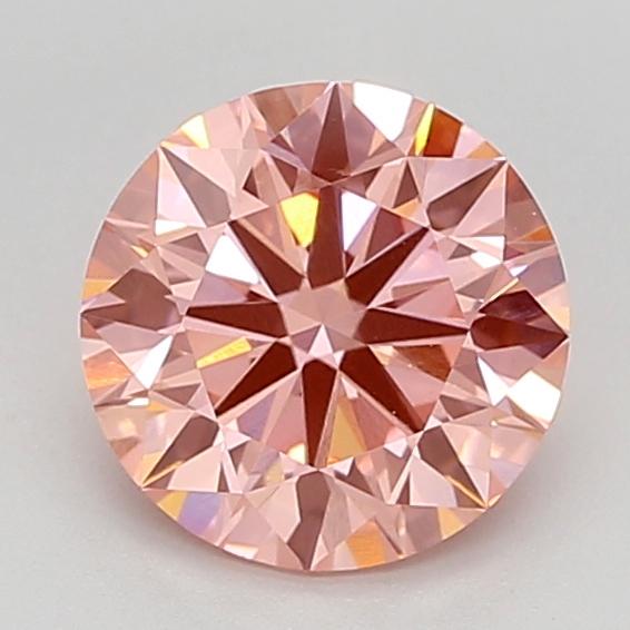 2.10 Ct. Fancy Vivid Pink Round Lab Grown Diamond
