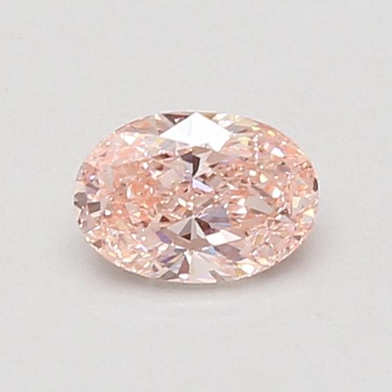 0.56 Ct. Fancy Intense Pink Oval Lab Grown Diamond