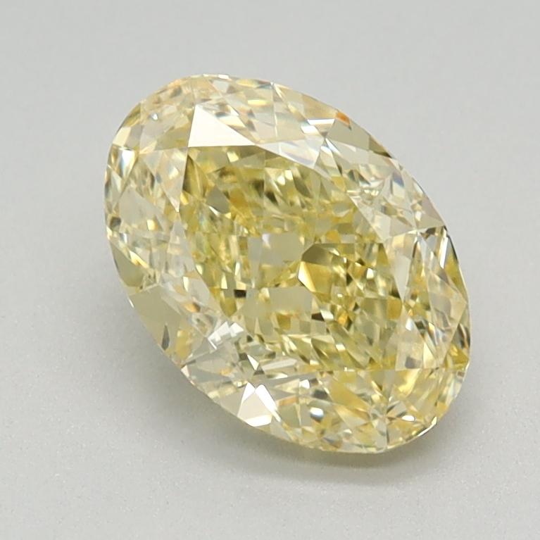 1.04 Ct. Fancy Intense Yellow Oval Lab Grown Diamond