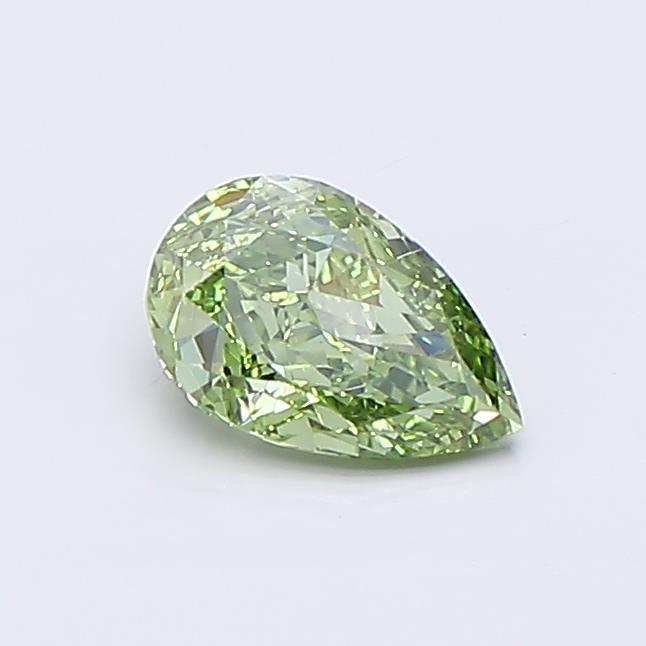 0.56 Ct. Fancy Vivid Green Pear Lab Grown Diamond