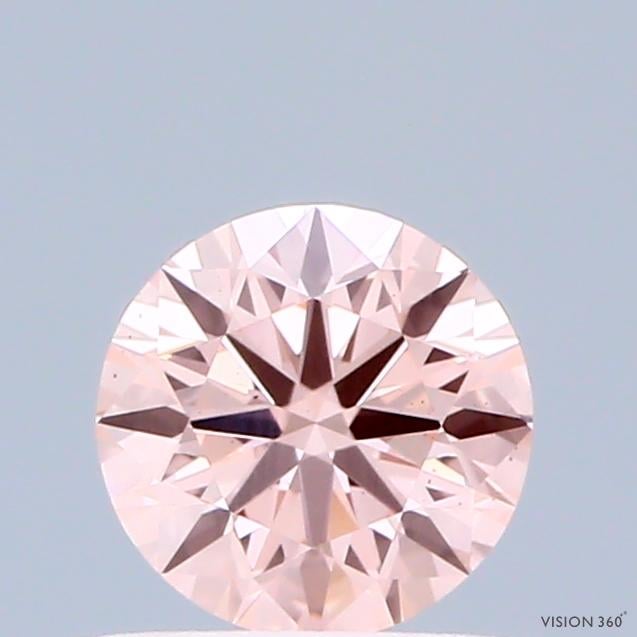 0.54 Ct. Fancy Intense  Pink Round Lab Grown Diamond