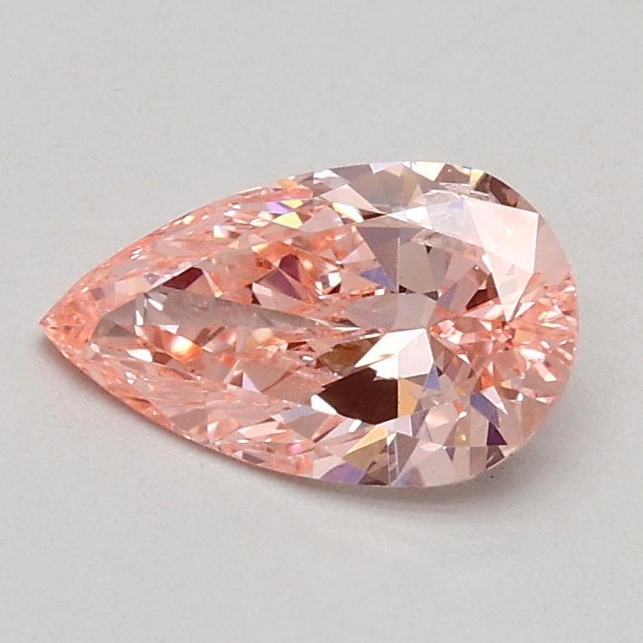 0.50 Ct. Fancy Intense Pink Pear Lab Grown Diamond