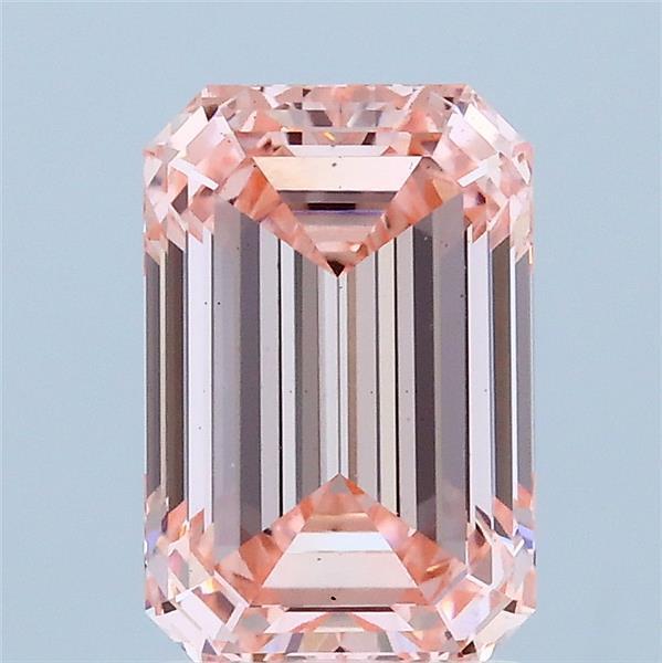 1.92 Ct. Fancy Intense Pink Emerald Lab Grown Diamond