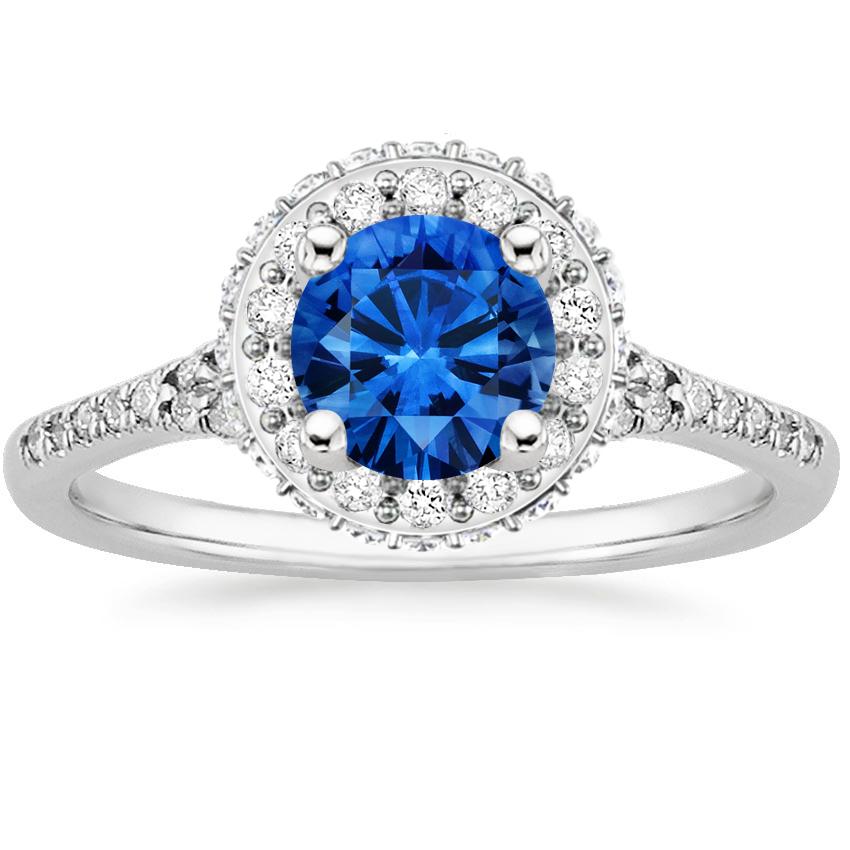 Sapphire Circa Diamond Ring (1/2 ct. tw.) in 18K White Gold