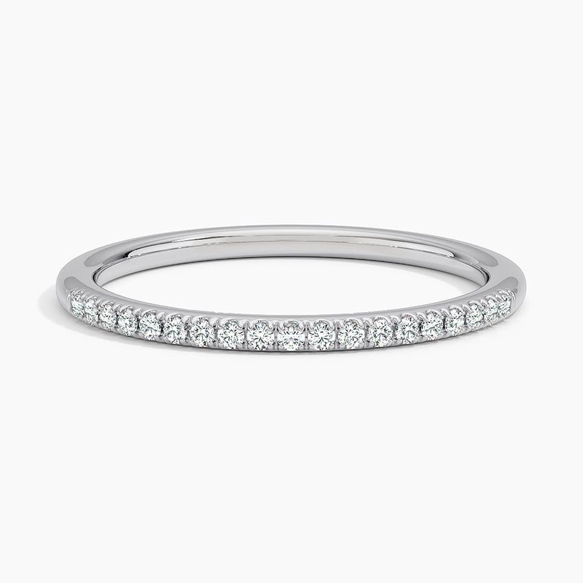 Platinum Whisper One-Quarter Coverage Lab Diamond Ring (1/10 ct. tw.)
