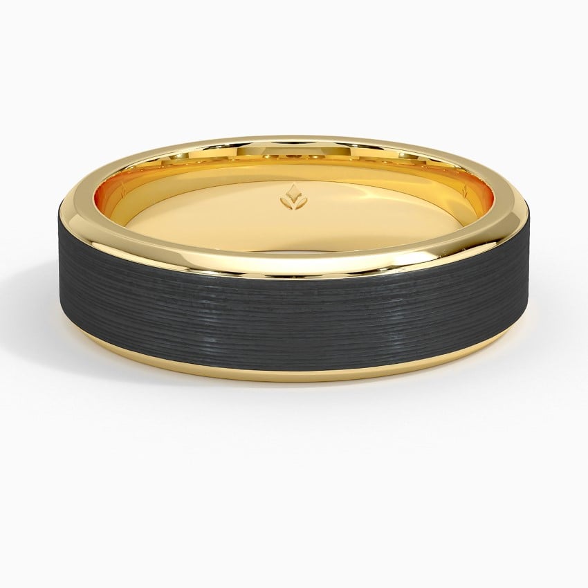 Merle Black Titanium 18K Gold Ring