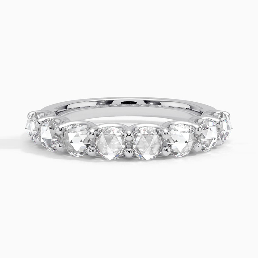 The Sonia Rose Cut Moissanite With Double Diamond Halo Art-Deco Ring