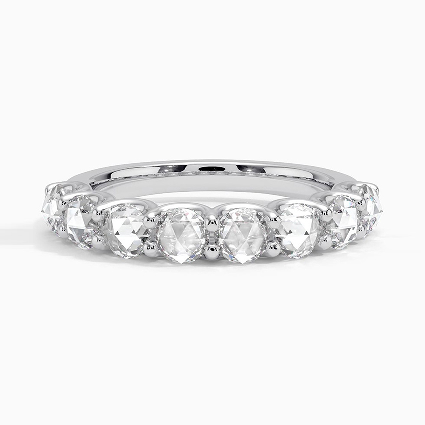 Rose cut clearance diamond band