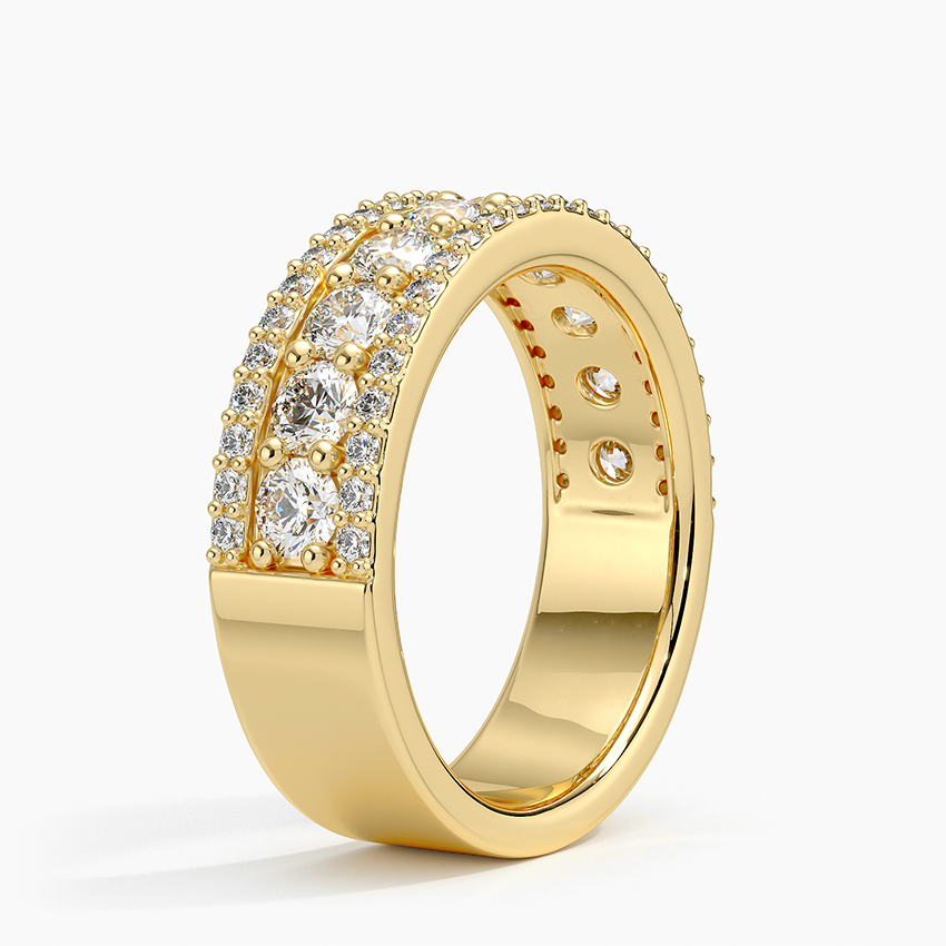 Capri Diamond Ring in 18K Yellow Gold