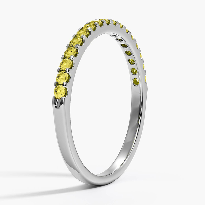 Yellow Lab Diamond Ring (1/4 ct. tw.) in Platinum