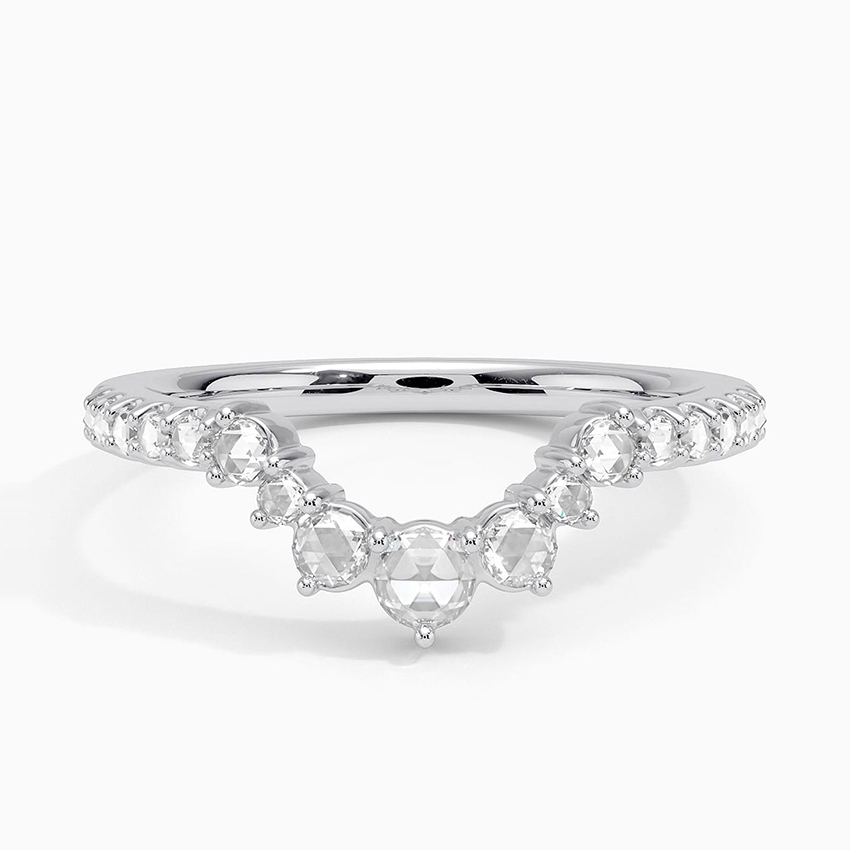 Rose Cut Crescent Diamond Band | Brilliant Earth