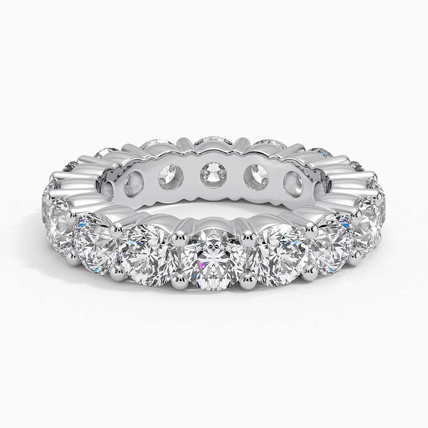 18K White Gold Diamond Eternity Ring (5 ct. tw.)