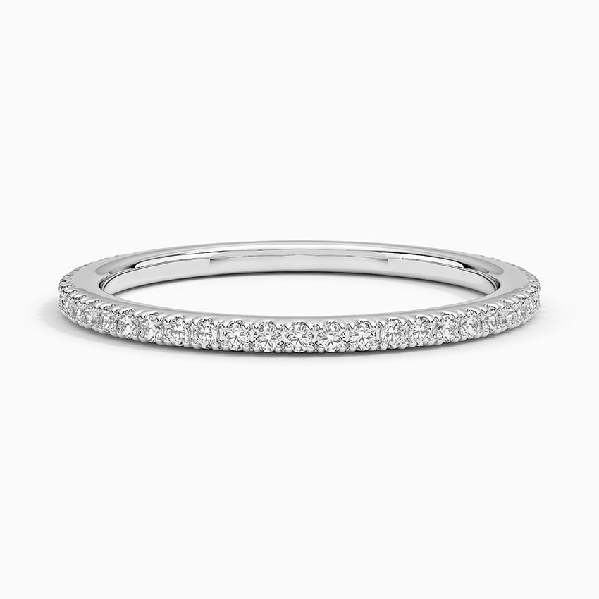 Platinum Whisper Three-Quarter Coverage Diamond Ring (1/5 ct. tw.)