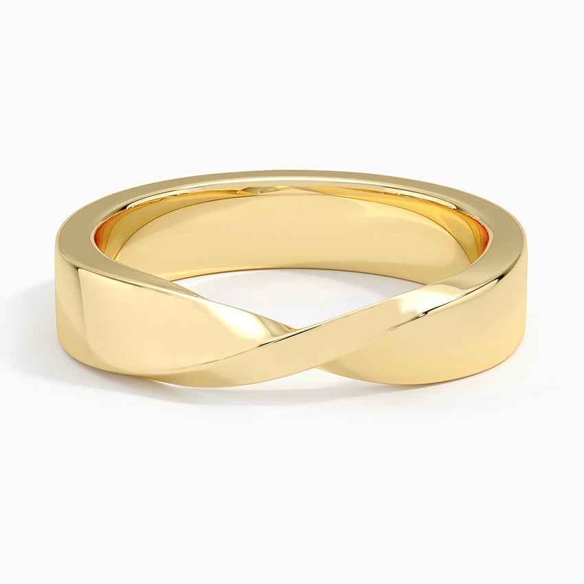 18K Yellow Gold Mobius Band