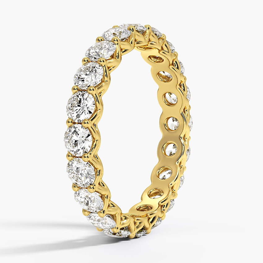 18K Yellow Gold Elodie Lab Diamond Eternity Ring (2 ct. tw.)