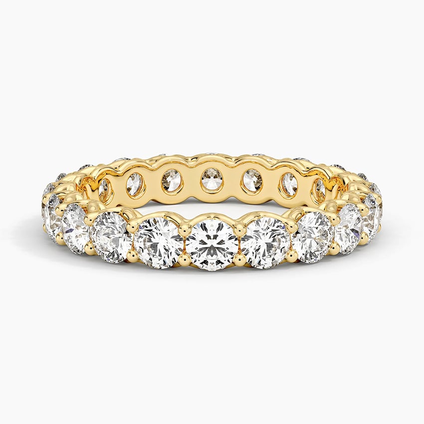 14K Yellow Gold Elodie Eternity Lab Diamond Ring (2 ct. tw.)