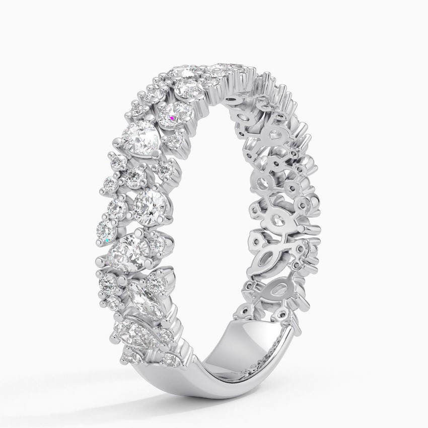 18K White Gold Glacé Diamond Ring (3/4 ct. tw.)