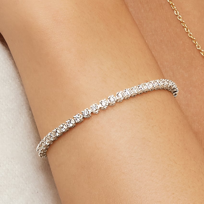 Diamond Tennis Bracelet (3 in 18K White Gold