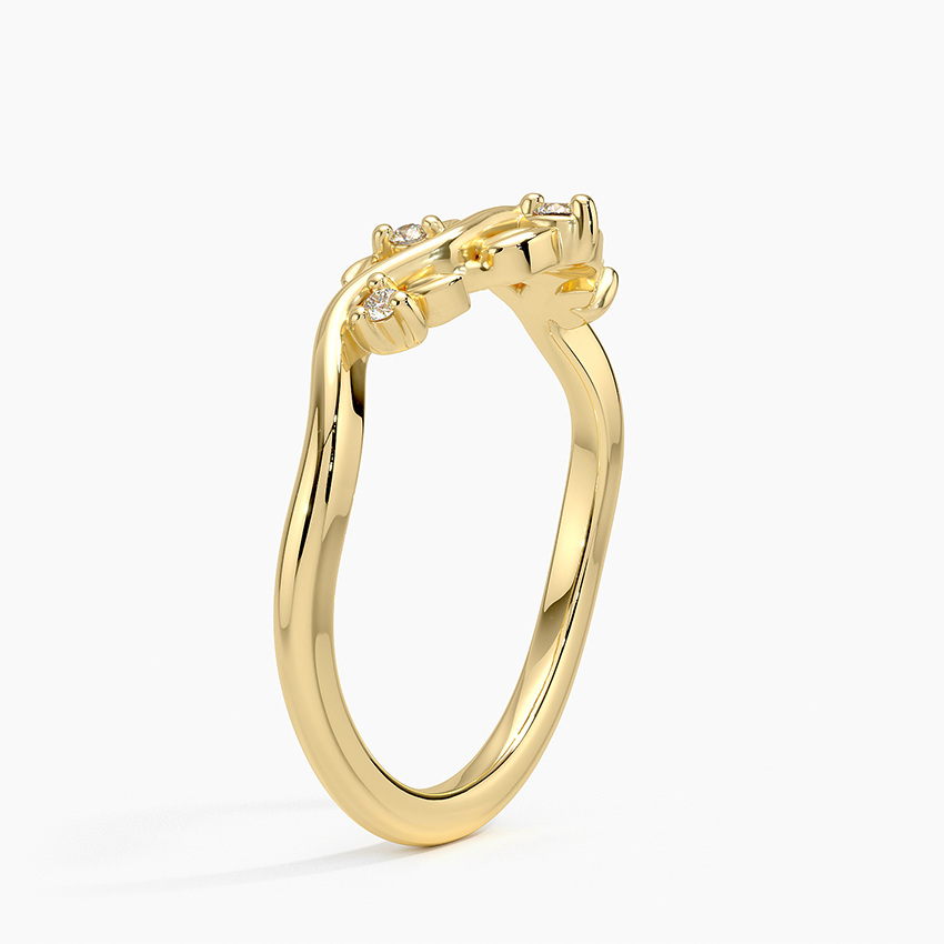 18K Yellow Gold Veranda Diamond Ring