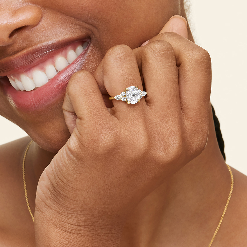 18K Yellow Gold Luxe Nadia Diamond Ring