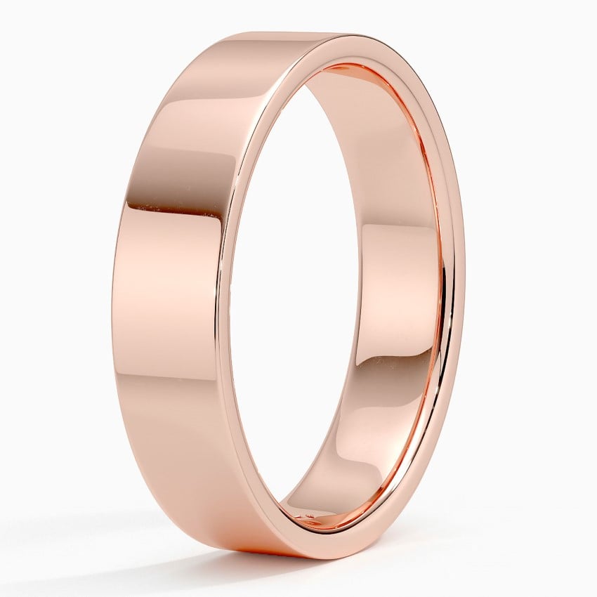 Mojave 5mm Wedding Ring in 14K Rose Gold