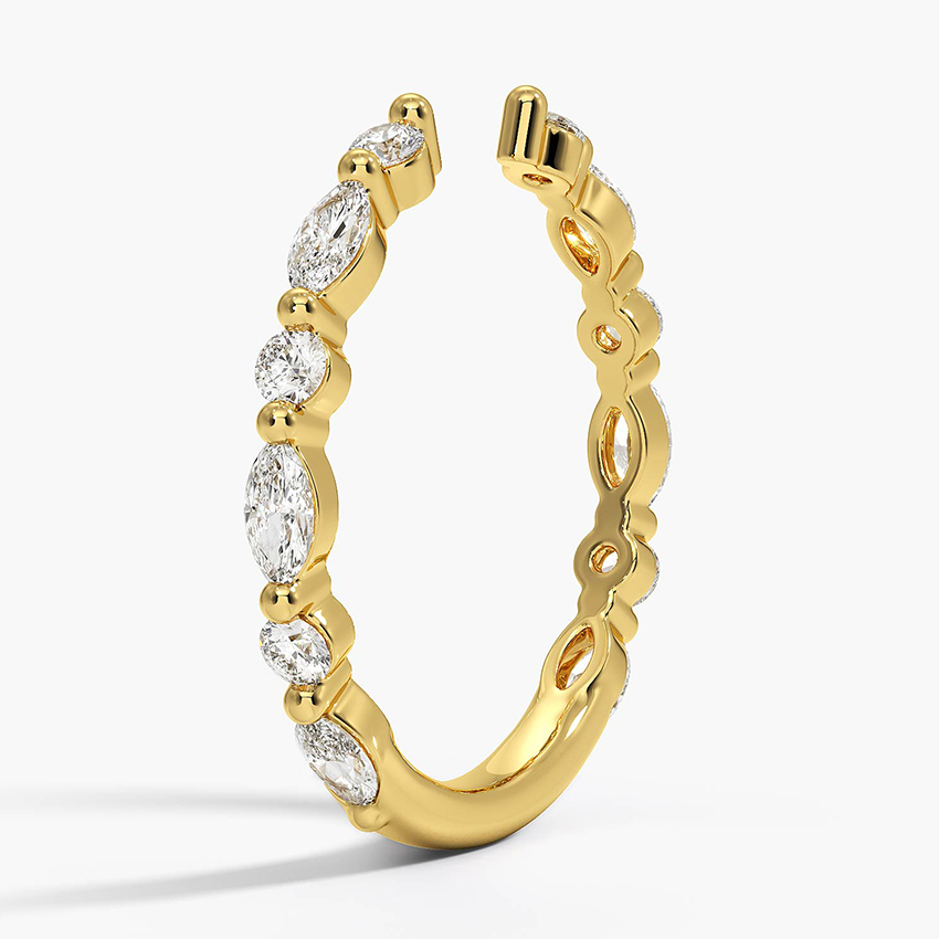 18K Yellow Gold Luxe Versailles Lab Diamond Open Ring (1/2 ct. tw.)