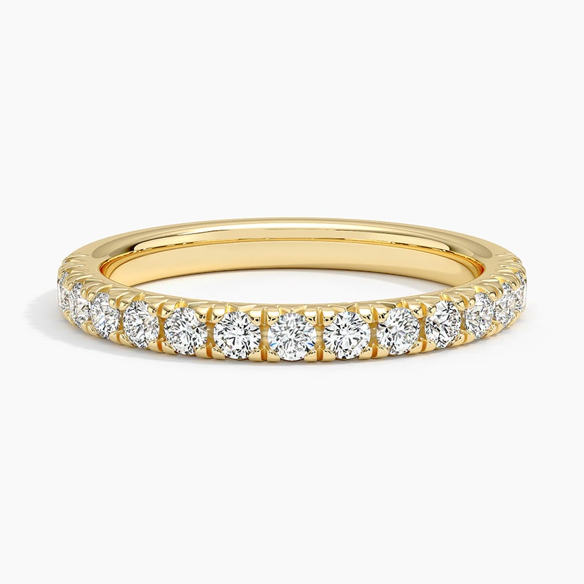 14K Yellow Gold Sienna Half Coverage Diamond Ring (1/2 ct. tw.)
