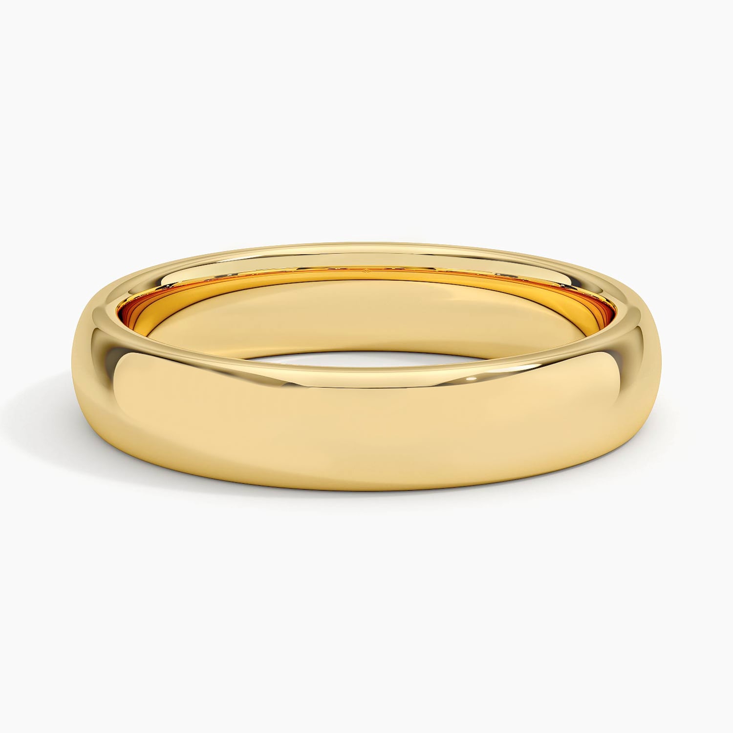18K Yellow Gold Fairmined Comfort Fit 4mm Wedding Ring