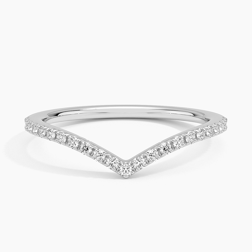 Flair Diamond Ring (1/6 ct. tw.) in 18K White Gold