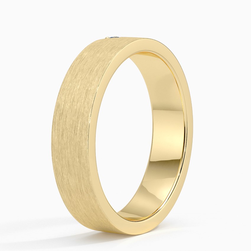 18K Yellow Gold Andreas Sapphire 5mm Wedding Ring