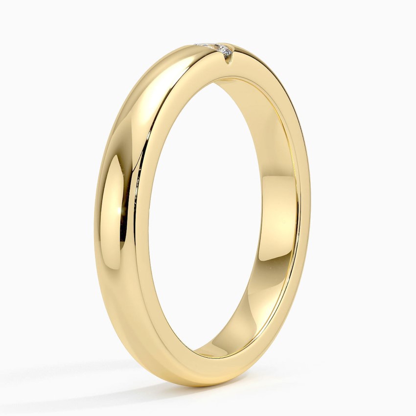 Apex Diamond Ring in 18K Yellow Gold