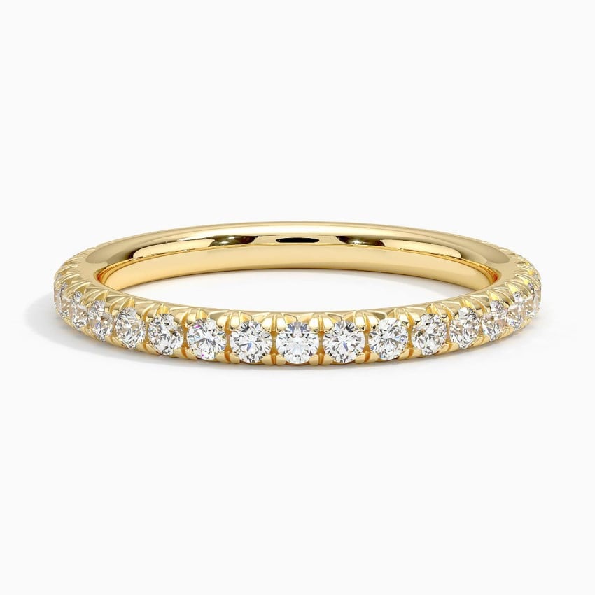 14K Yellow Gold Amelie Three-Quarter Coverage Diamond Ring (1/2 ct. tw.)
