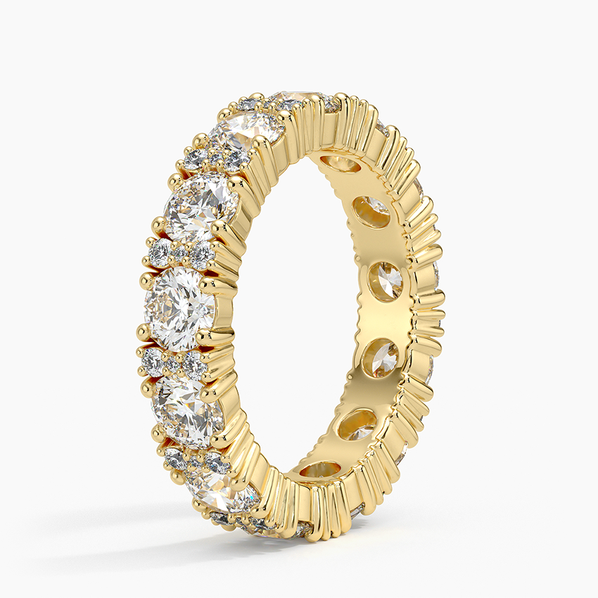 Portola Eternity Diamond Ring (3 1/3 ct. tw.) in 18K Yellow Gold