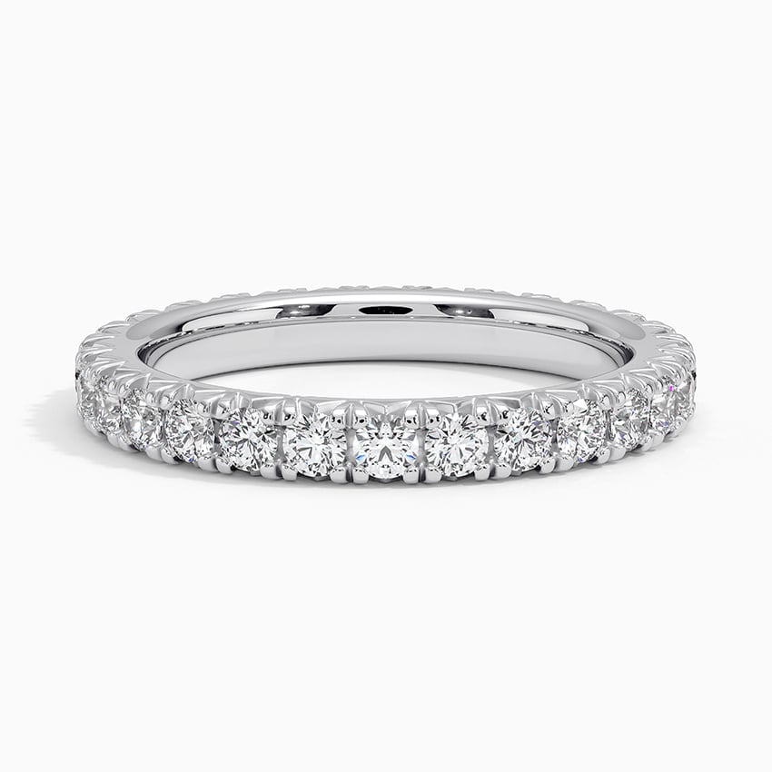 French Pavé Eternity Ring (1 ct. tw.) | Brilliant Earth